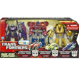 Transformers Cybertronian 3 figure pack Optimus, Megatron, Bumblebee