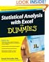 Statistical Analysis with Excel For Dummies