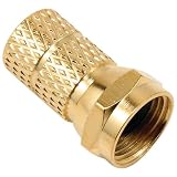 GE 23259 Twist-On RG6 Connector - 2 Pack