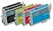 Epson T0601(2x)/T0602/T0603/T0604 (5 Pack) Compatible Inkjet Cartridges - 2 Black, 1 Cyan, 1 Magenta, 1 Yellow