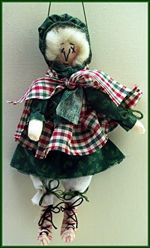 Call Me Margaretta Claus Handmade Primitive Mrs Claus Ornament