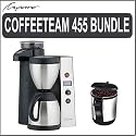 Capresso (455) CoffeeTEAM Thermal Coffeemaker/ BURR Combination (Stainless Steel) + (ED150) Bean Vac Coffee Canister