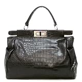 Croc Finish Columbia Office Tote - Colors Available