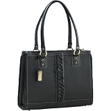 51lylTwc5aL. SL160  Nunzia Design Emelia Laptop Tote Womens Laptop Bags, Black