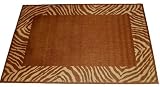 Geo Crafts 629-2 7-Foot 11-Inch-by-11-Foot 2-Inch Polypropylene Outdoor Rugs, Zebra