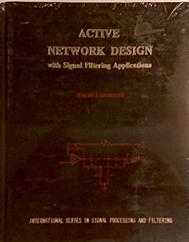 active network design international series in signal processing and filtering