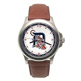 Detroit Tigers MLB Rookie Watch with Leather Band - Men's