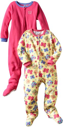 Gerber Girls 2-6X Butterfly Beauties 2 Pack Sleeper Blanket
