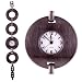 Ladies Brush Metal Black Round Bracelet Watch