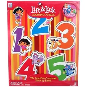 Dora the Explorer Lift and Look Learning Puzzle