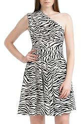 Short Polyamide/Spandex Draped Lace-Up Wrap Pleated  Dress