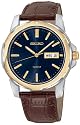 Seiko Men's Brown Leather Watch #SGGA08