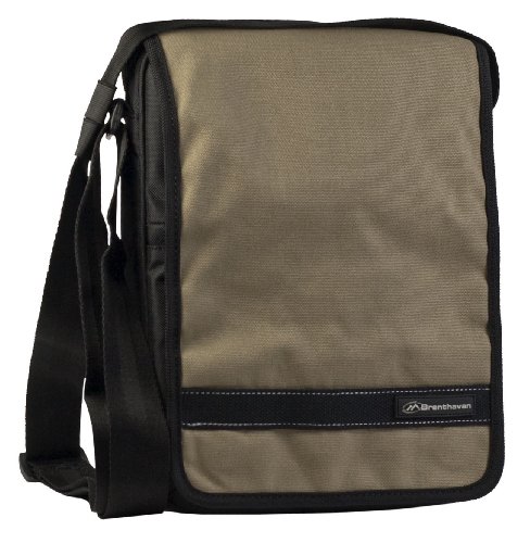 Brenthaven Switch Satchel for Netbooks of 7 to 10 Inches (Gray GI Jo/Natural)