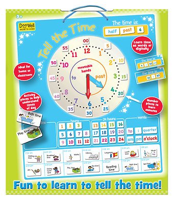 Imagen principal de Doowell Activity Charts T-2535 - Juego magnético para aprender la hora