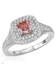 CleverEves 1.2.Ctw Diamonds 18K Gold Ring