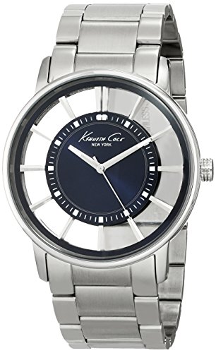 Kenneth Cole New York Men's KC3993 Transparency Classic See-Thru Dial Round Case Watch