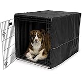 MidWest Black Polyester Crate Cover for 42 Inch Wire Crates, 42 Inches by 28 Inches by 30 Inches