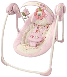 Bright Starts Comfort & Harmony Portable Swing, Vintage Garden