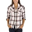 Mossimo Supply Co. Juniors Boyfriend Flannel Top - Pink Check