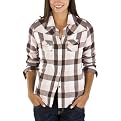 Mossimo Supply Co. Juniors Boyfriend Flannel Top - Pink Check