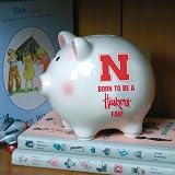 Nebraska Cornhuskers Memory Company Born to Be Piggy Bank NCAA College Athletics Fan Shop Sports Team Merchandise