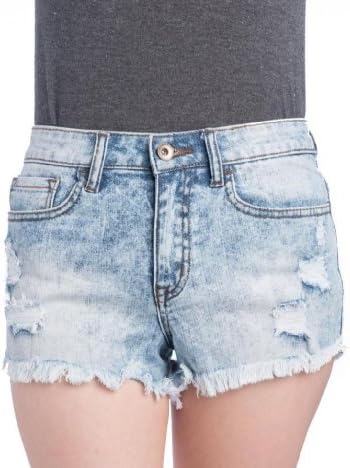 Klique B Women's High Waisted Denim Shorts