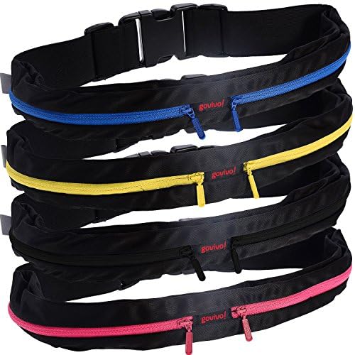 Superior Running Belt with Reinforced zipper - Two expandable pockets best to bring your smartphone, keys, cash, wallet, fitness gear and passport - Water resistant material protects items during workouts, cycling, hiking, leisure and travel activities - Money-back guarantee