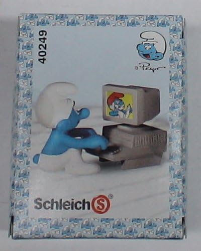 The Smurfs Smurf with Desktop Pc Mib
