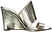 Nine West Women's Aniya Metallic Wedge Sandal