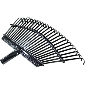 INTELETOOL INTELELEAF RAKE 598 Interchangeable Professional Grade 20 Inch Steel Leaf Rake Head