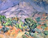 Mont Saint Victoire, 1900 Fine Art Stretched Canvas Poster Print by Paul Cezanne, 21x17