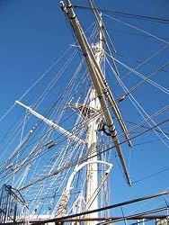 Flagpole/ Mast Structure - 18"H x 14"W - Peel and Stick Wall Decal by Wallmonkeys