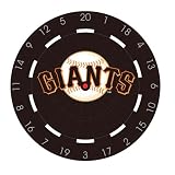 MLB San Francisco Giants Bristle Dart Board With Darts And Flights