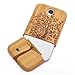 Boriyuan Tree Protective Handmade Hard Unique Natural Wood Wooden Case Cover Compatible for Samsung Galaxy S4 S IV GS4 I9500 I9505 Smartphone