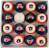 Auburn Tigers College Logo Pool Balls Set