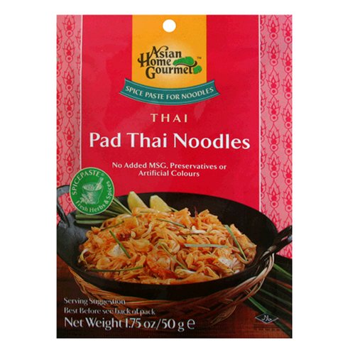 Asian Home Gourmet Pad Thai Noodles Mix, 1.75-Ounce Pouch (Pack of 12)
