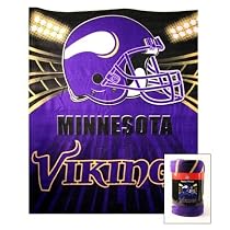 Minnesota Vikings Super Soft Fleece Blanket (Measures Approx. 50" x 60")