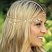 Aukmla Alloy Headbands for Women Head Chain with Sequines