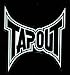 Tapout Decal Logo Sticker in White - 5.5