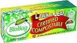 BioBag 33 Gallon Lawn and Leaf Bags, 10 - 33 Gallon Size Bags, (Pack of 2)