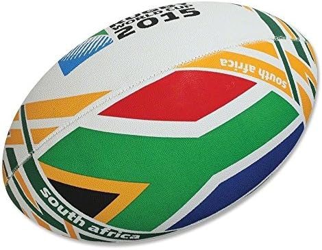 Gilbert Rugby World Cup Flag Ball - South Africa, Size 5