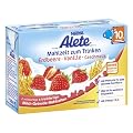 Nestl� Alete Mahlzeit zum Trinken Erdbeer Vanille ab dem 10. Monat, 6er Pack (6 x 400 ml)