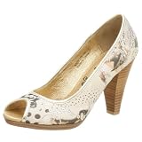 Naughty Monkey Women's Bulshirt Peep Toe Pump