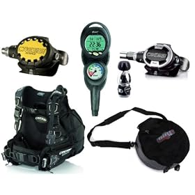 Cressi Scuba Diving Dive Gear BC BCD Equipment Supply Package, (BC, Computer Console,... by