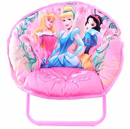 Disney Princess Kids Pink Folding Mini Saucer Chair K314715