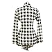 FangYi Women's Long Sleeve Houndstooth Pattern Knit Outwear Cardigans