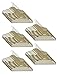 Closet Complete Supreme Quality, Heavyweight, 85-gram, Virtually-Unbreakable Velvet, Ultra-Thin, Space Saving, No-Slip Suit Hangers, 360° Spinning Chrome, 50, Camel, Count
