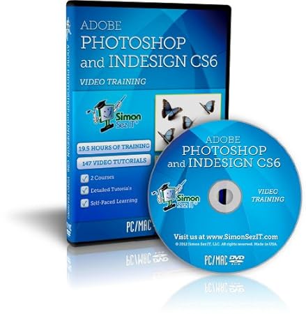 Learn Adobe Photoshop CS6 and InDesign CS6 Training Video Tutorial DVD