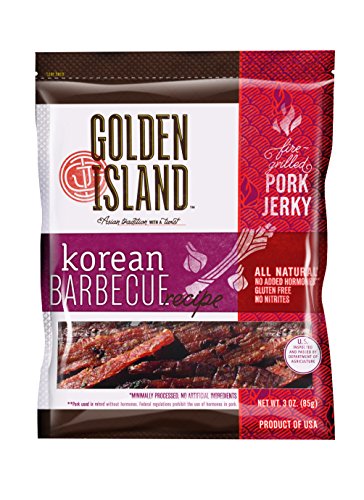Golden Island Korean BBQ Pork Jerky, 3 Ounce