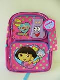 Kid's Dora Polka Dot 16 Backpack - Pink